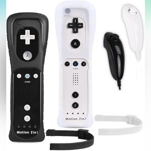 TechKen Motion Plus Wii Controller 2 Pack